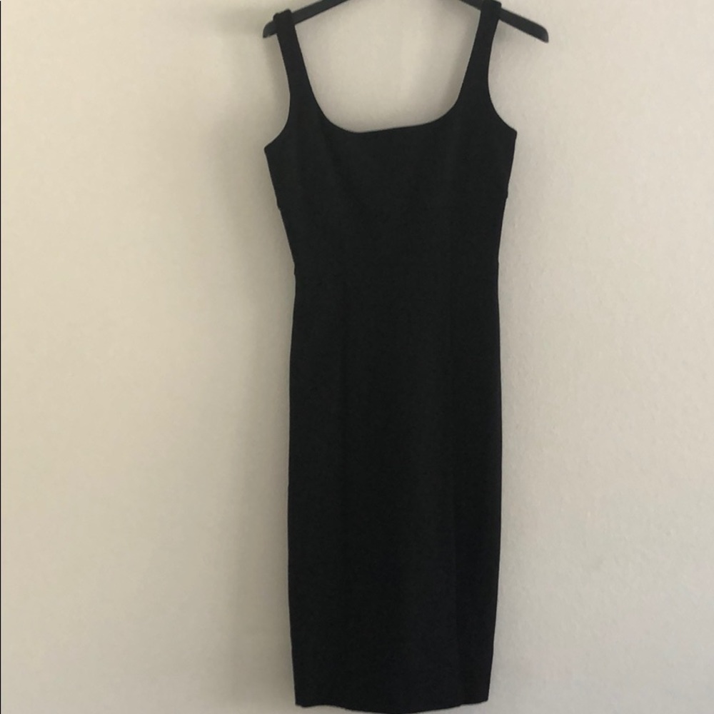 DIANE Von FURSTENBERG black sleeveless midi dress